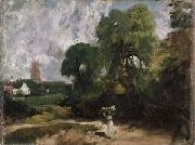 John Constable Stoke-by-Nayland, Suffolk. china oil painting artist